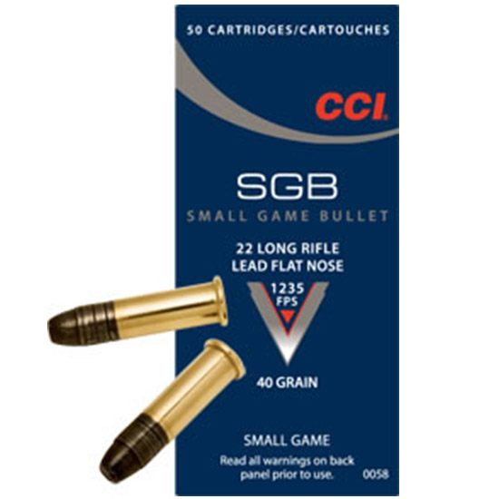 CCI 22LR SMALL GAME BLT 50/100 - Sale